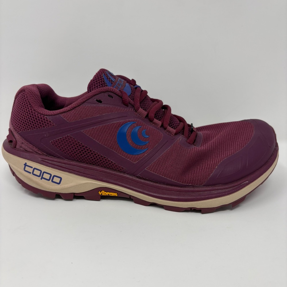 Topo Athletic Terraventure 4 Womens Size 6.5 Red Trail Running Shoes WORN ONCE